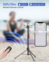 EMART 62 Cell Phone Tripod Stand, Adjustable Floor Cellphone Tri Pod Holder with Remote for iPhone and Android