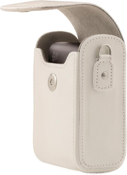 MegaGear MG1559 Leather Camera Case with Strap for Sony Cyber-Shot DSC-RX100 Series - White