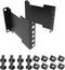 JINGCHENGMEI 2U Server Rack Depth Extender - 4-Inch Deep -Recessed Rack Mount Adapter