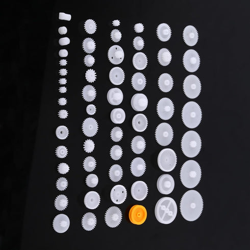 64 Set Robot(64 Type Plastic Gear for DIY Toy Motor Car Types)