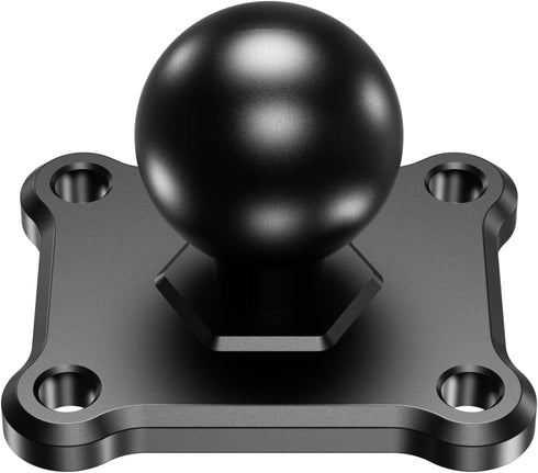 BRCOVAN 1'' Ball Mount Base with 4-Hole AMPS Square Plate & 1'' TPU Ball Adapter for RAM Mounts