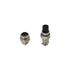 Aviation Connector Plug, 5 Pcs GX12 4 Pin Thread Female Socket and Male Socket Panel Metal Aviation Wire Connector