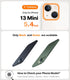 TORRAS 13 13 Slim Fit for iPhone Mini Case, Ultra-Thin Velvety Touch Secure Grip Case, Scratch-Resistant Slim Hard