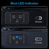 Linkstyle 12V USB Outlet, 36W QC3.0 USB-A & 30W PD3.0 USB-C Charger Socket with Blue Indicator for Marine Trunk