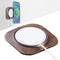 Mobile Phone Holder for MagSafe Charger, Upgraded Walnut Wood Charging Stand for iPhone 15 14 13 12 Mini Plus