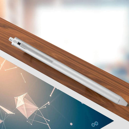Soft Head Stylus Universal Cloth Head Lightweight Touch Screen Pen for Smartphones/Tablet (Silver)