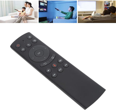 Replacement Remote for G10S TV Box PC Projector, 2.4G Wireless Voice Sensing Remote Mouse with USB Receiver