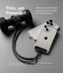Ringke Holder Link Clear, Strap + Phone Tether Tab, Phone Lanyard for Universal Cell Phone, Crossbody Phone Strap