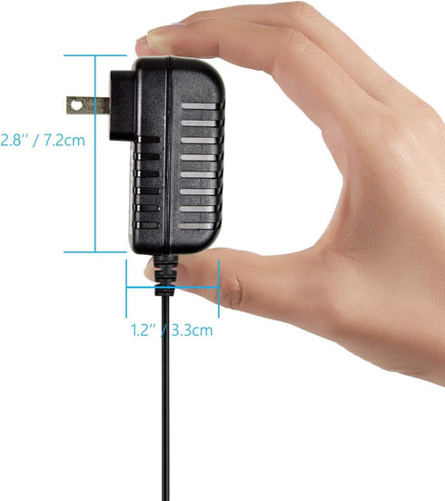 Wall Charger Power Supply Cord for Portable DVD Player, AC-DC Mains Adapter, Compatible with UEME/HDJUNTUNKOR