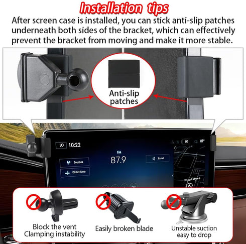 YEGZA 2022 2023 2024 Car Phone Holder for Lincoln Navigator Auto Accessories Navigation Screen Bracket Interior
