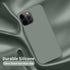 Cordking iPhone 13 Pro Max Case, 6.7" Ultra Slim Silicone, Shockproof with Soft Anti-Scratch Microfiber Lining, Calke