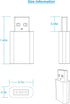 USB to USB-C Female Adapter Pack-2, Compatible with Apple Watch SE/7/8/9/Ultra MagSafe Charger
