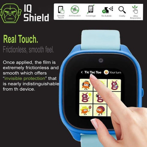 IQShield Screen Protector (6-Pack) Compatible with Verizon Gizmo Watch 2 - Anti-Bubble Clear TPU Film