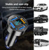 Car Charger 66W Super Fast Charging - USB 2.4A & QC 3.0 (Voltmeter & LED Lights) Universal Quick Charge for 12-24V Car