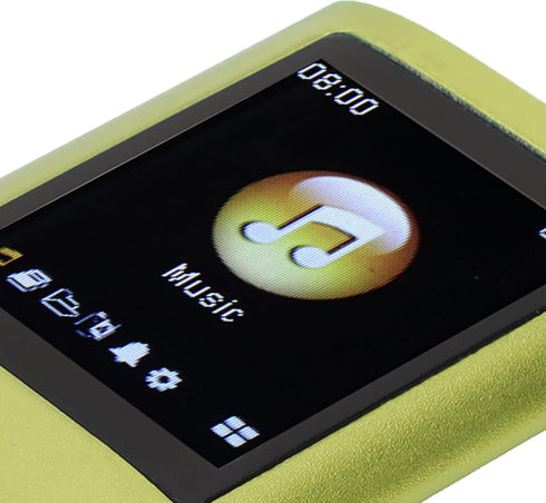 Zopsc MP3 1.8 Inch 64GB 200mAh Portable Player, Lossless HiFi Music Player with LCD Screen, Supports Memory Card