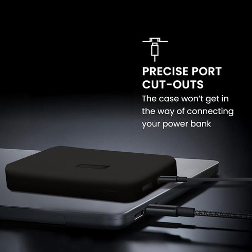 kwmobile 10000mAh 15W Case Compatible with Anker MagGo Power Bank - Portable Powerbank Cover - External Battery Charger