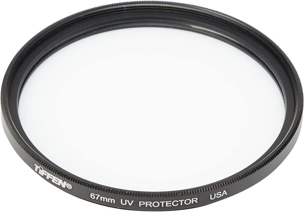 Tiffen 67UVP Slim 67mm UV Protection Filter for Camera Lens, Clear Optical Glass