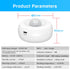 WENGART FH400A,Tuya App,2.4GHz WiFi Light PIR Motion Sensor Combines Human Motion Detection and Light Intensity