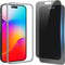 iPhone 15 Pro Max Privacy Screen Protector 6.7" - Anti Spy, Anti Blue Light, HD Tempered Glass, Easy Install, Case