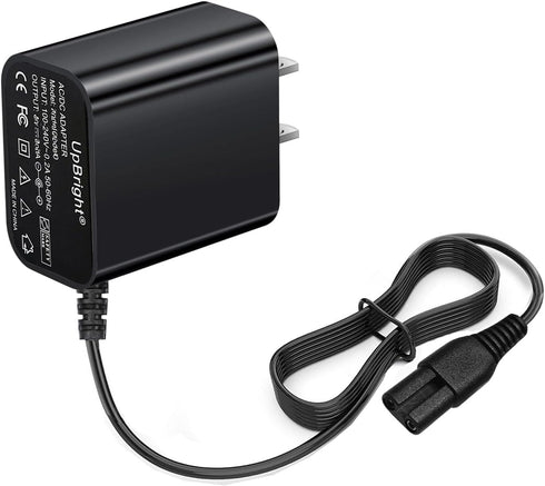UpBright 2-Prong 9V AC/DC Adapter for Homitt HM115C HM115D Electric Spin Scrubber Power Supply Charger