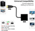 YIKUER HDMI to VGA, Gold-Plated HDMI to VGA Adapter, Male to Female for Computer, Desktop, Laptop, PC, Monitor