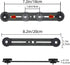 8"/20cm Dual Speedlite Camera Mount Tripod Bracket Flash Extension Bar for LED Video Light and DSLR Flash Light
