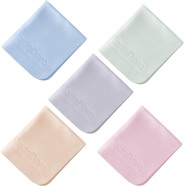 Nadadora Microfiber Cleaning Cloths Assorted Colors Individually Wrapped for Glasses, Eyeglasses, Sunglasses,Cameras,Jewelry,Phone,Lenses,Screens, Reusable