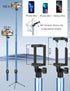 Bluetooth Long Selfie Stick - Lightweight Extendable Pole from 20'' to 118'' with Built-in Wireless Remote