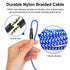 7 Pack 3.5mm AUX Cord for Car, Auxiliary Audio Cable, Stereo AUX Cable with Flexible Nylon Braided Cords for Car iPad