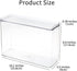 Cell Phone Case Storage Box, Multifunctional Plastic Organizer with Lid for Basic Cases, Clear Storage Holder for Desk,