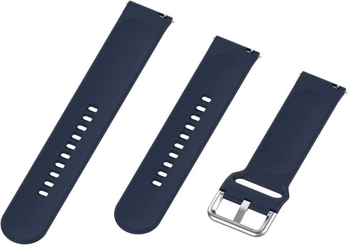 E ECSEM Replacement Wristbands for SOMTLERK A221, Colourful Silicone Quick Release Strap for Smart Watch