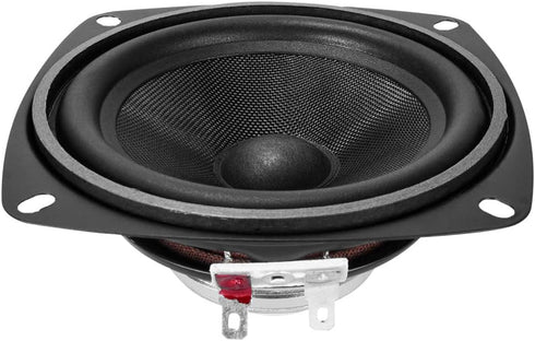 PRV AUDIO 4" Full-Range Neodymium Speaker, 4MR60-NDY-4 PRO Audio Midrange, 60 Watts, 4 Ohm, Compact Driver