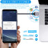 TAKAGI 3-Pack USB Type C Cable 6ft, 3A Fast Charging, Nylon Braided, Compatible with Galaxy S20, iPhone 15/15 Pro Max.