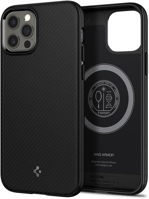Spigen Mag Armor Case Compatible with iPhone 12 Pro and Compatible with iPhone