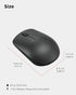 Lenovo 530 Wireless Mouse, Full Size for PC, Laptop, Windows Computer, 2.4 GHz Nano USB Receiver, Ambidextrous Design,