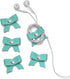 SenseAGE Mint 5 Pack Cord Organizer, Leather Cable Management, USB Holder, Earphone Winder, Storage Straps for