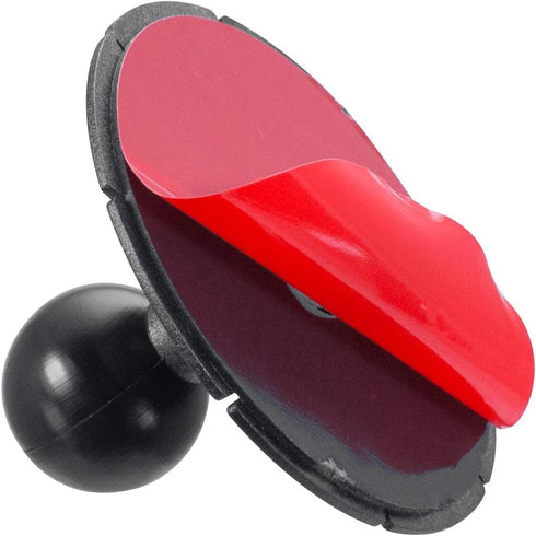 iBOLT 25mm / 1 inch Ball to Strong VHB Adhesive Mount Base - Adapter for 1 inch / 25 mm mounts