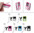 RTYUBV MX-801 MP3 Mini USB Metal Clip Micro SD TF Card Slot LCD Screen Music Player