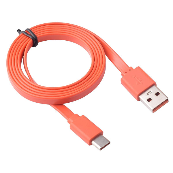 Replacement Flat USB Type-C Charger Cable, Compatible with JBL Charge 4, Charge 5, Flip 5, Flip 6, Pulse 4