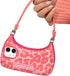 Cute Aesthetic Pink Leopard Print Wallet Case for iPhone 11, Shockproof Protective Case with Strap for Women Girls