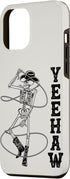 iPhone 14 Plus Case Western Cowboy Skeleton Yeehaw Rodeo Southern Country Music