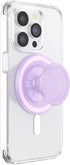PopSockets Clear Opalescent Phone Grip Compatible with MagSafe, Adapter Ring Included, Phone Holder, Wireless Charging