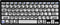 HXMJ-Large Print Mini Bluetooth Keyboard Compatible with iPad, iPhone, MacBook for Seniors and Visually Impaired, White