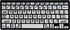 HXMJ-Large Print Mini Bluetooth Keyboard Compatible with iPad, iPhone, MacBook for Seniors and Visually Impaired, White