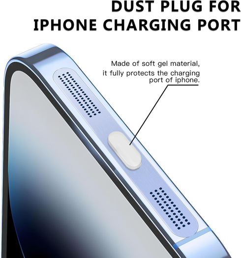 MysticHome 17/16 5 1 for iPhone Pro Accessories, Pcs Cell Phone Speaker Anti-Dust Plugs, Pcs USB C Dust Plug