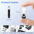 ABLAZE 4GB 10 Pack, 2.0 Flash Drive USB Memory Stick with Lanyards Swivel Thumb Drives Bulk Pendrive U Disk for Data