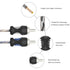 RCI217-2 99.99% 17ft 2-Channel 2 Pack RECOIL Oxygen Free Copper RCA Audio Cable Twisted Pair with Noise Reduction