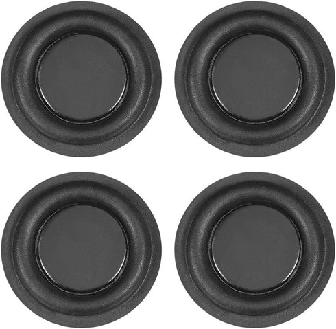 uxcell 28mm Dia. Speaker Passive Radiator Vibration Plate, Subwoofer Vibration Membrane, DIY Bass, Low Frequency, 4pcs.