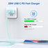 for iPhone Fast Charger?MFi Certified? 3 Pack 20W PD USB C Wall Charger Adapter with 6FT USB C to ightning Cord Fast Charging Cable Compatible with iPhone 14/13/12/11/Pro/Pro Max/Xs/Xr/X, Blue