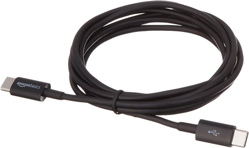 Amazon Basics USB-C to USB-C 2.0 Fast Charger Cable, 480Mbps Speed, USB-IF Certified for Apple iPhone 15, iPad, Samsung